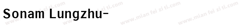 Sonam Lungzhu字体转换